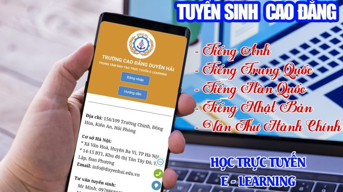 Học cao đẳng online trên toàn quốc